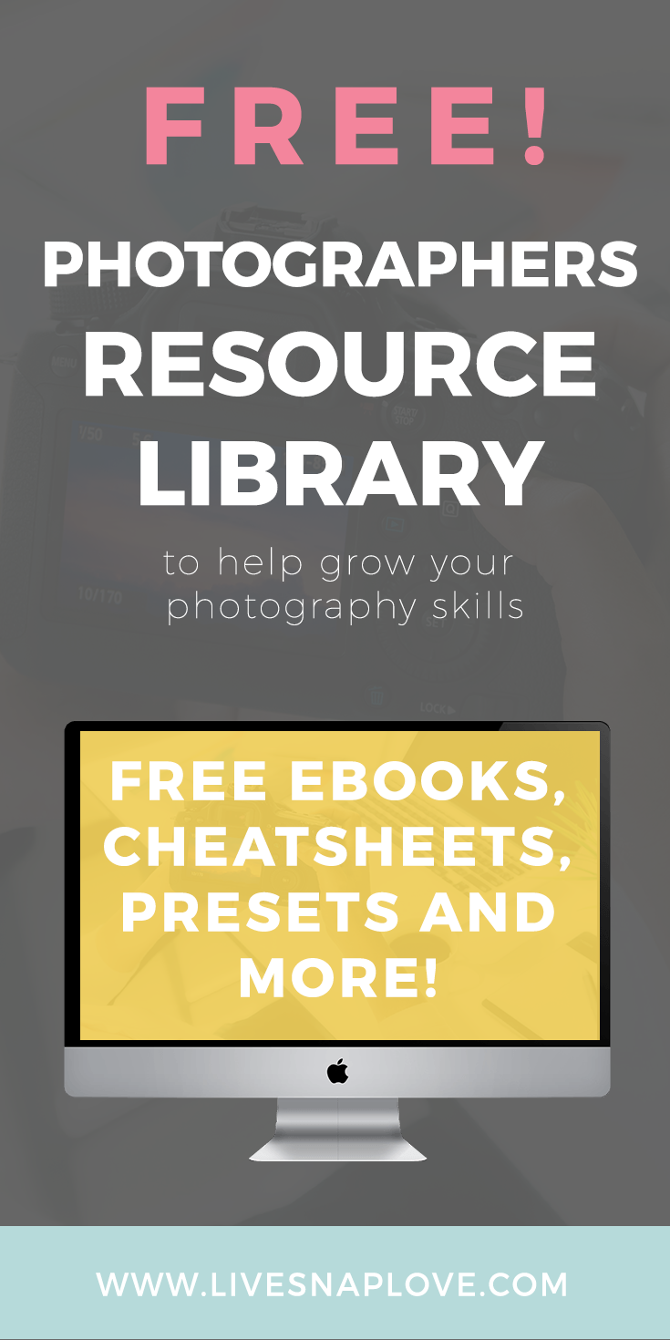 Get access to free photography cheat sheets and photography printables in our photography resource library!