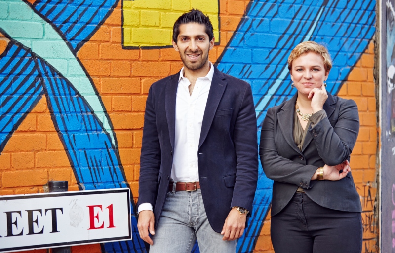 Faisal Butt, Founder, PI Labs with Juliette Morgan, Partner at Cushman & Wakefield