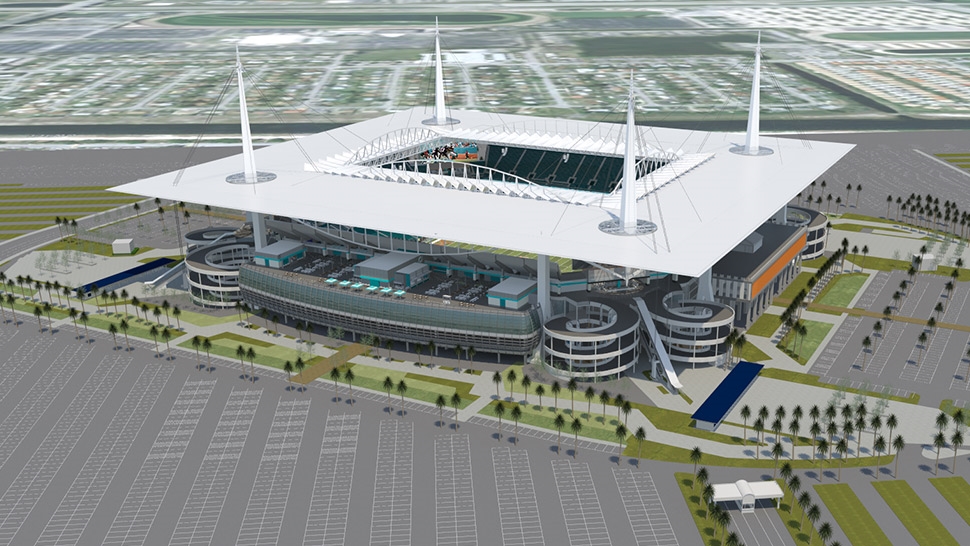 Miami mix: The Dolphins are spending $350 million on upgrades, but will earn grants by hosting non-NFL events.
