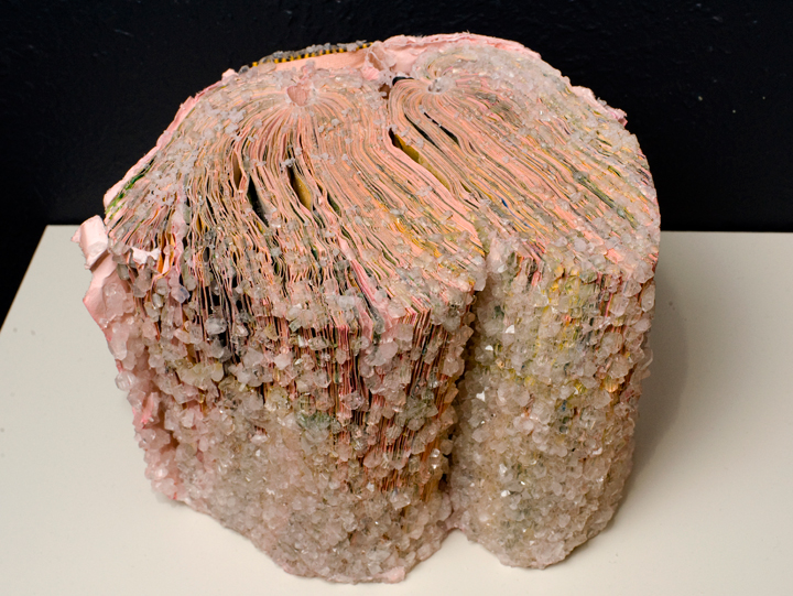 Alexis Arnold ,Crystallized Books Sculptures #artpeople