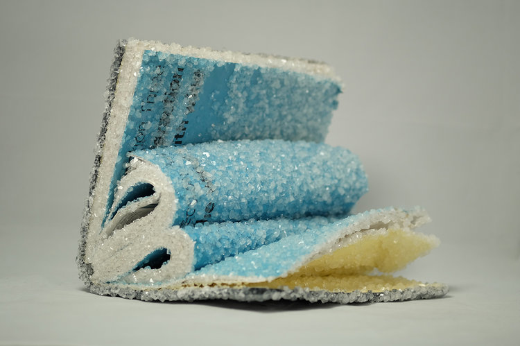 Alexis Arnold ,Crystallized Books Sculptures #artpeople