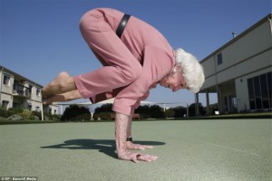 Bilderesultat for stretching grandma