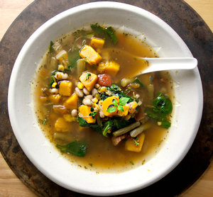 Fall Vegetable Soup with Butternut Squash