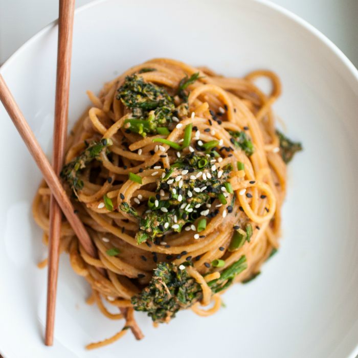 Spicy Sesame & Peanut Noodles — Produce On Parade