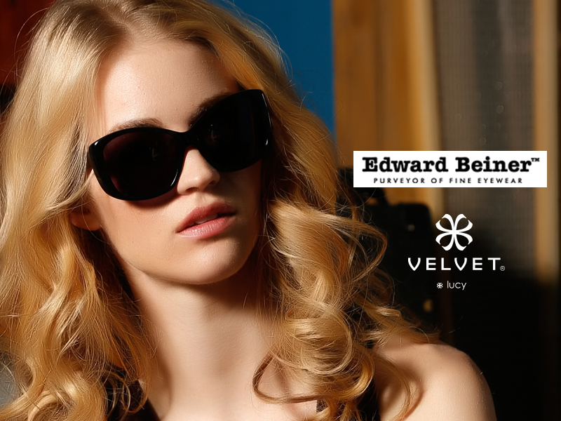   Shop at Edward Beiner for the latest Velvet Sunglass styles. When it comes to personal attention, Edward Beiner's technically-trained and fashion-savvy eyewear specialists subscribe to the simple philosophy that each customer is their most important customer, ensuring that your shopping experience is second to none