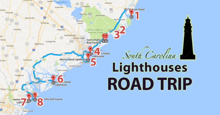 Where can you find a map of the South Carolina coast?