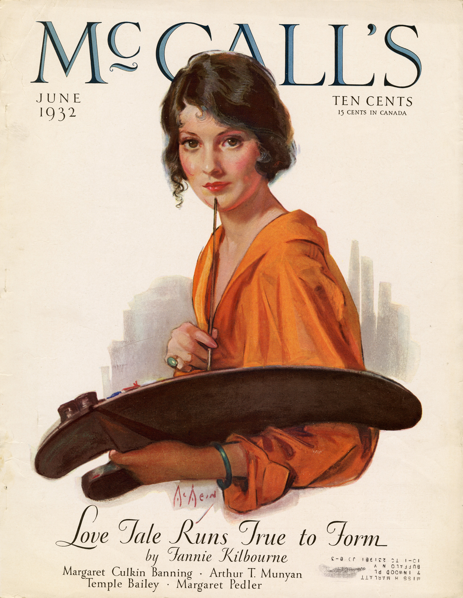 Neysa McMein,   Cover Illustration for  McCall's . June 1932.
