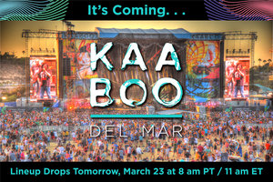 It's Coming... KAABOO Lineup Drops Tomorrow