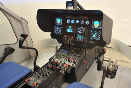 simulatore di volo per elicotteri