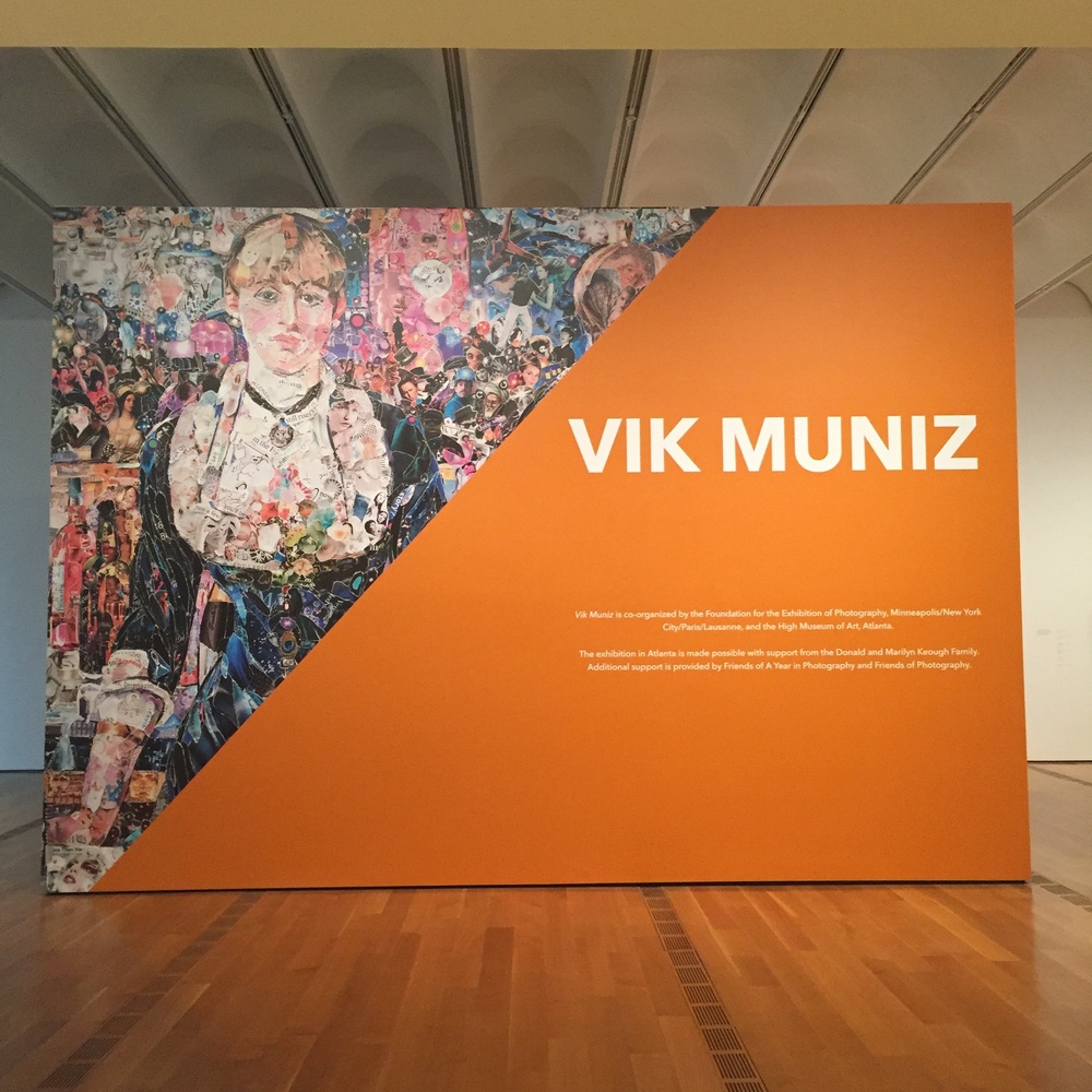 Vik Muniz exhibit at The High Museum
