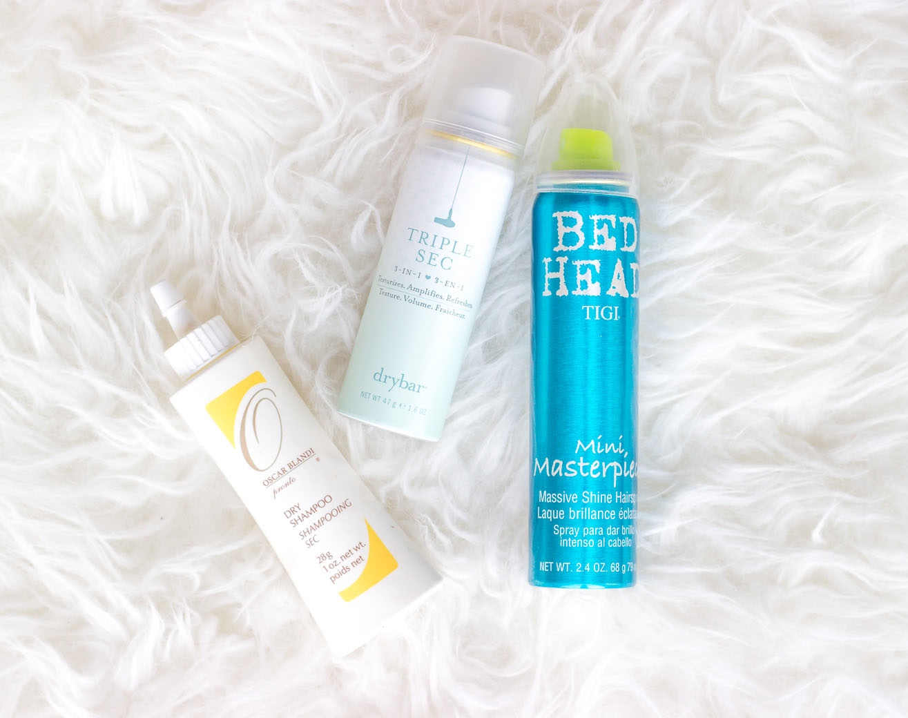 Dry shampoos on Belle Meets World blog