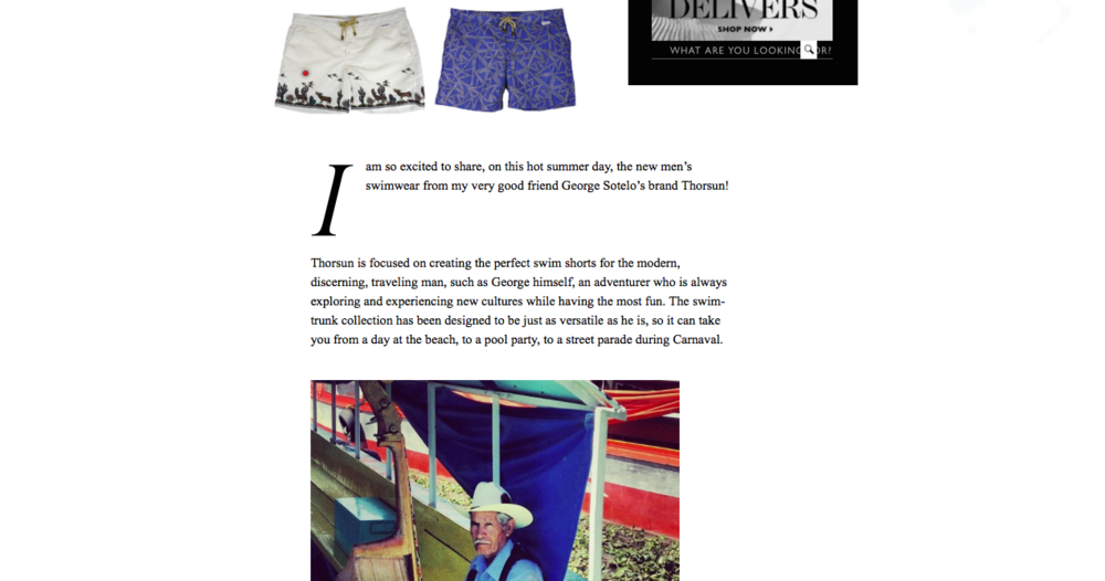   Style.com, Vogue  , Swim Shorts Via Savile Row How Thorsun Plans to Up the Trunks Game, Thorsun, Thorsun Swim  