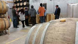  Everyone had a chance to try the recently released Helena, an American Wild ale aged in oak wine barrels. 