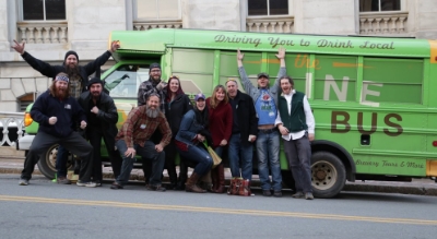 The group on our recent Bearded Brew Tour. Photo by Maine Facial Hair Club