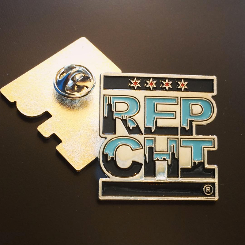 REP CHI enamel pin — REP CHI