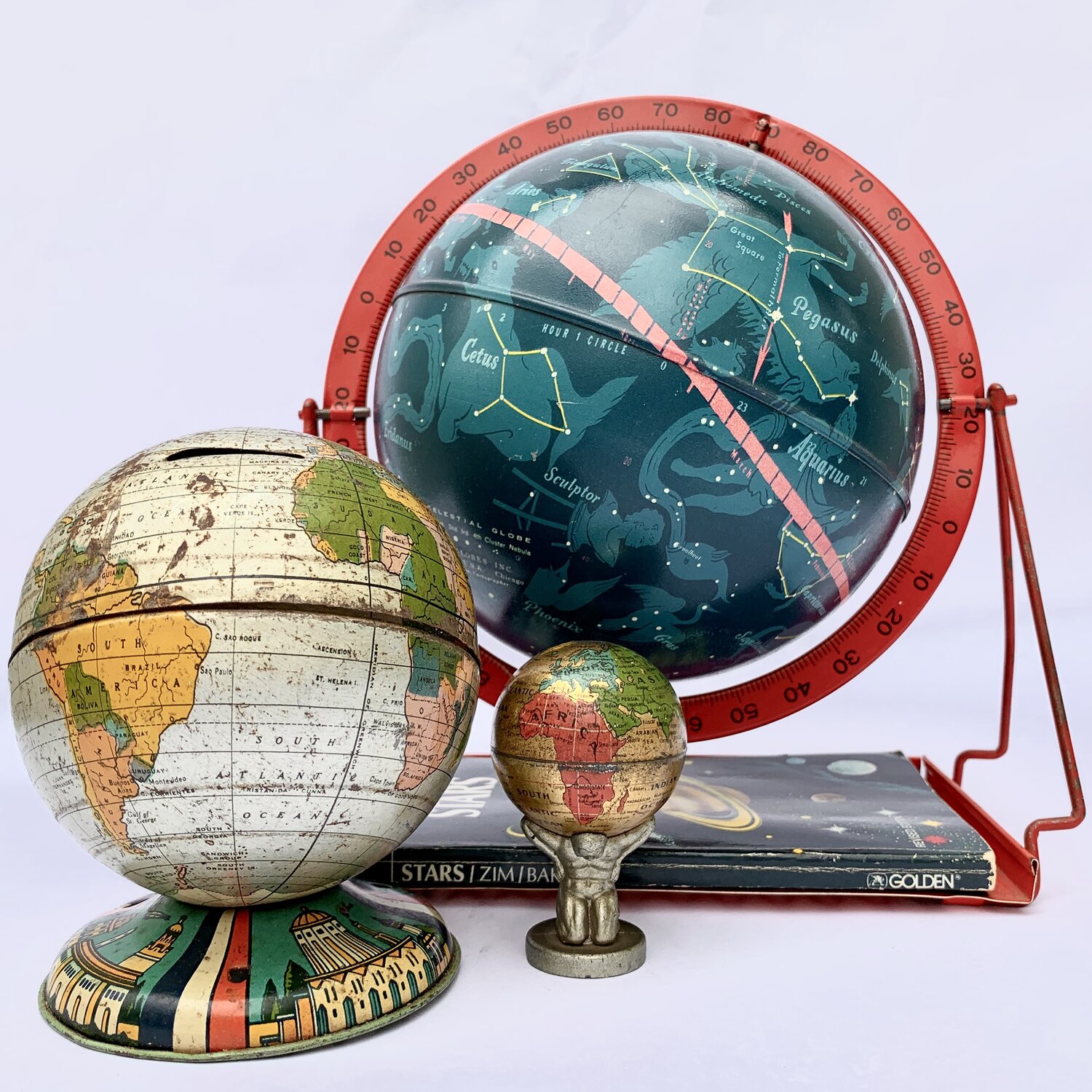 Celestial Globe Model with Base Apparent Motions Of The Sun Boys Girls Toy 