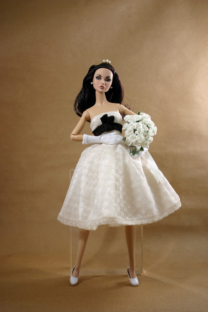 Sherry Wedding dress Outfit for Fashion Royalty 11.5-12" doll STO-bride-2