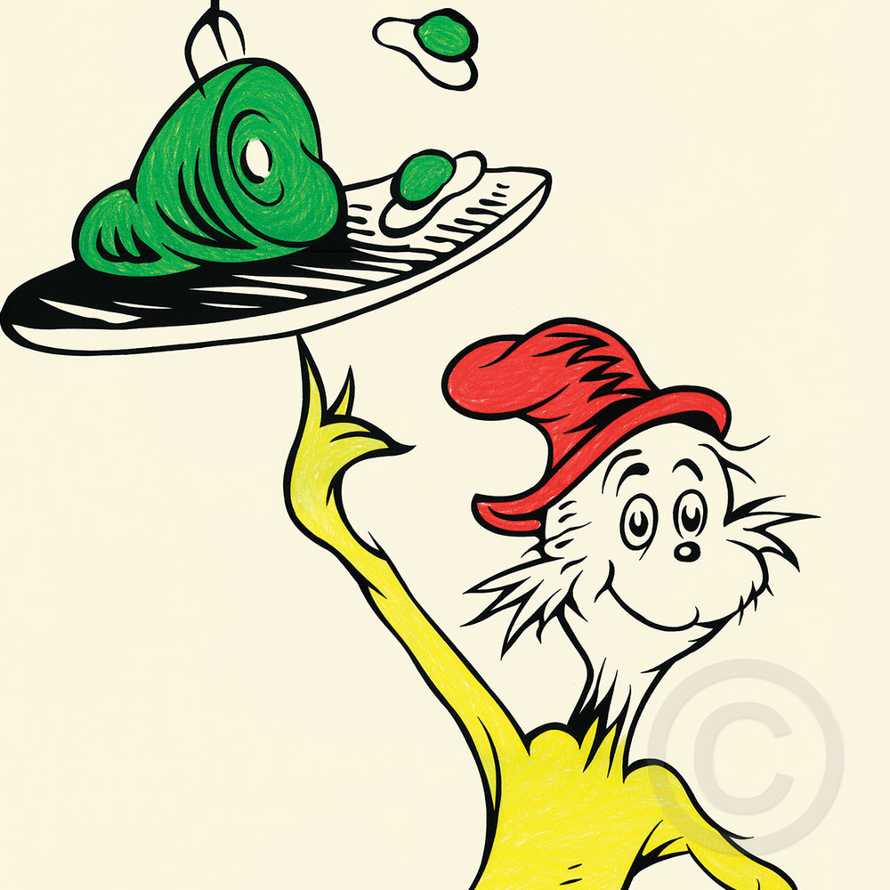 Green Eggs and Ham 50th Anniversary Print — The Art of Dr. Seuss Gallery
