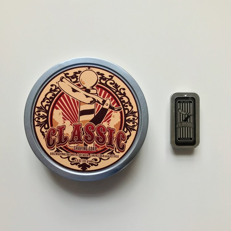 Dr. Jon's Volume 2 "Classic" Shaving Soap and Solid Cologne