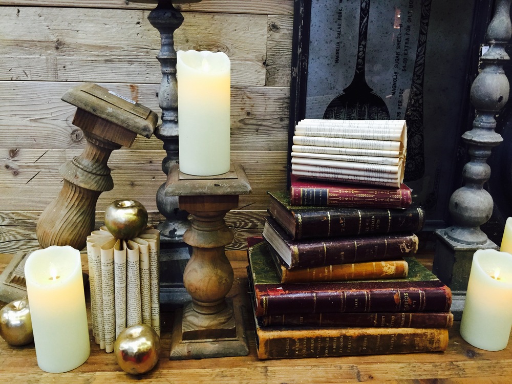 Candlesticks and battery-operated candles - what's not to love?