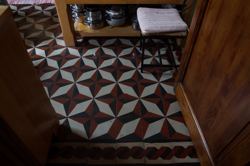 Laura's kitchen floor