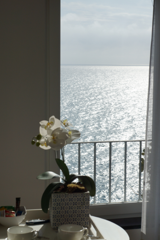 .....And the view looking out toward sea from our room at La Mala in Vernazza