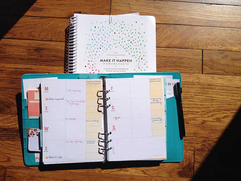  My two main resources in getting life done -  inkwell press planner  and  powersheets workbook  