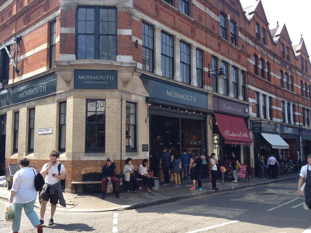  Monmouth Coffee - a Great stop outside Borough Market. Skip the latte line and just buy some beans (with a free taster) 