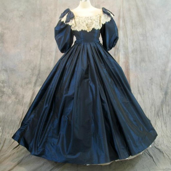 About Vintage Gowns — Civil War Ball Gowns & Belle-Styled Dresses