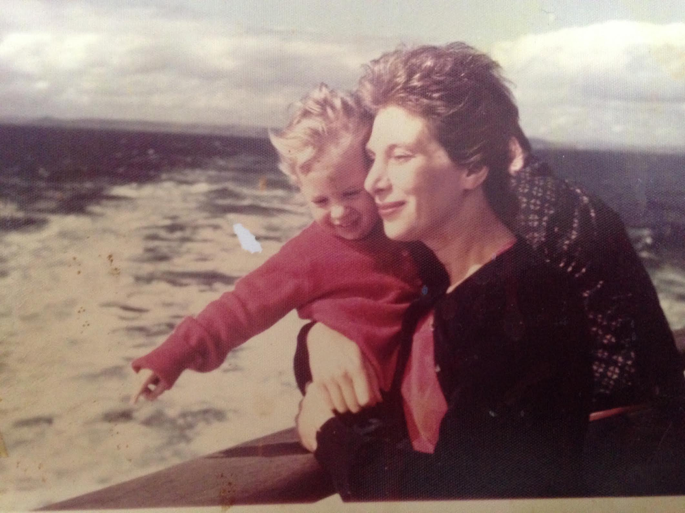   My mom and I on the Liberté, an ocean liner we took when we lived in Italy. I was 2.&nbsp;  