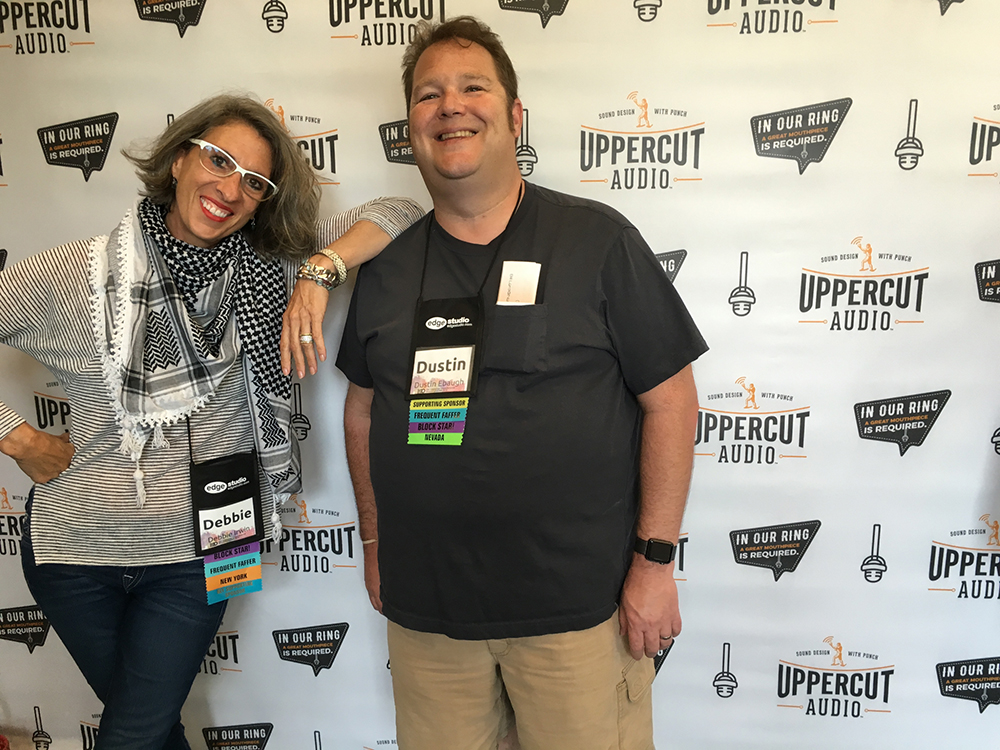   Dustin Ebaugh and Me at Faffcon 8 in Minneapolis this past August, thanks go to Brad Newman of UpperCut Audio, a key sponsor!  