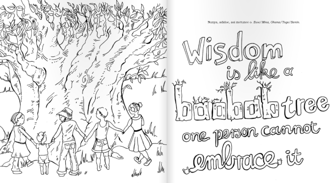 Great African Proverbs in a Colouring Book — Bino and Fino 