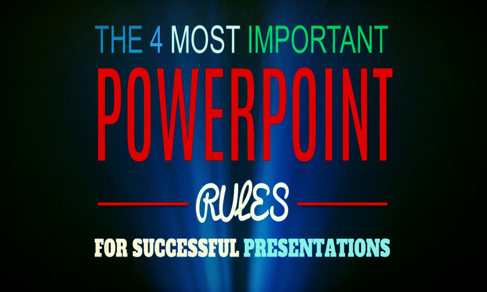 rules for a good powerpoint presentation