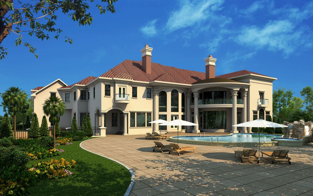 Luxury Mansion Designs — www.boyehomeplans.com