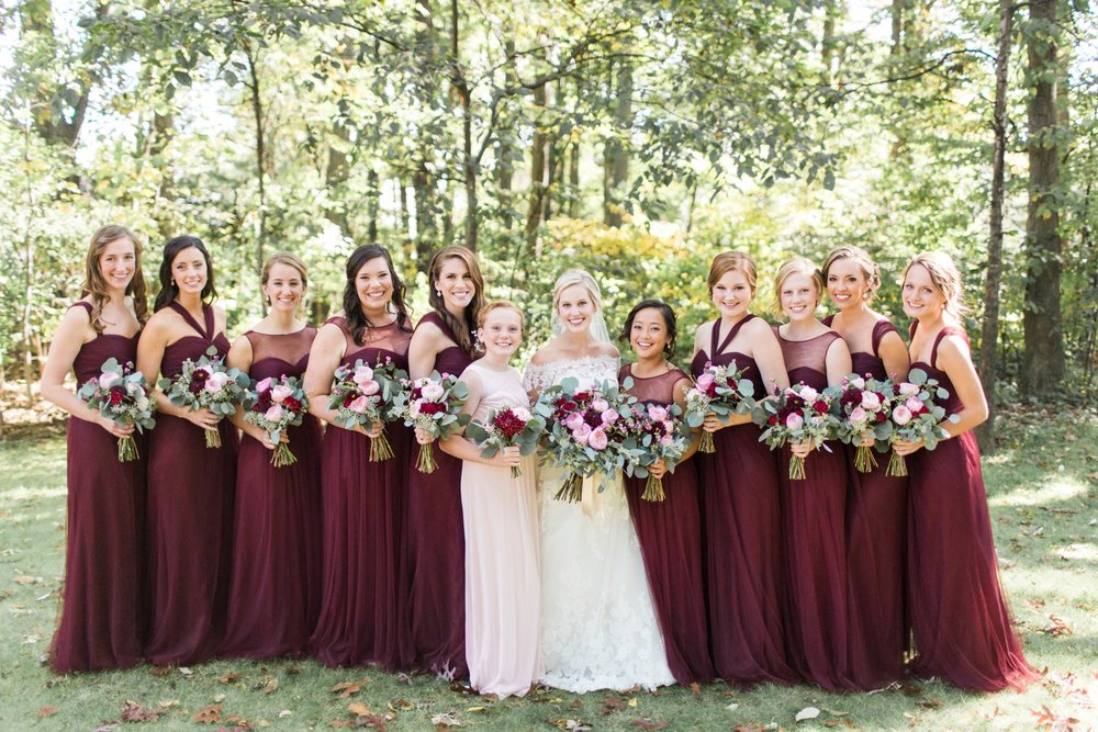 Katie & Joe / A Stylish and Elegant Marsala and Gold Fall Wedding in ...