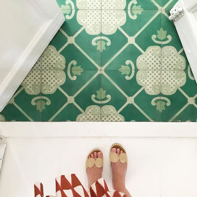 Celerie Kemble's Folly Hardwood tile