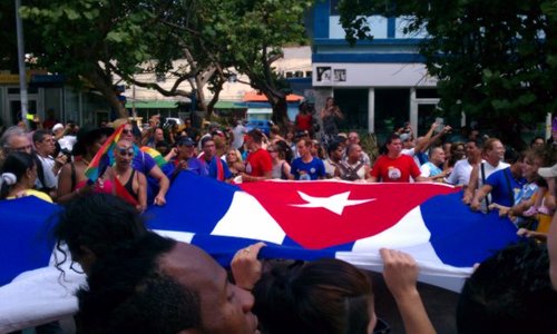 Cuban Flag at Havana Pride Celebration (2016)