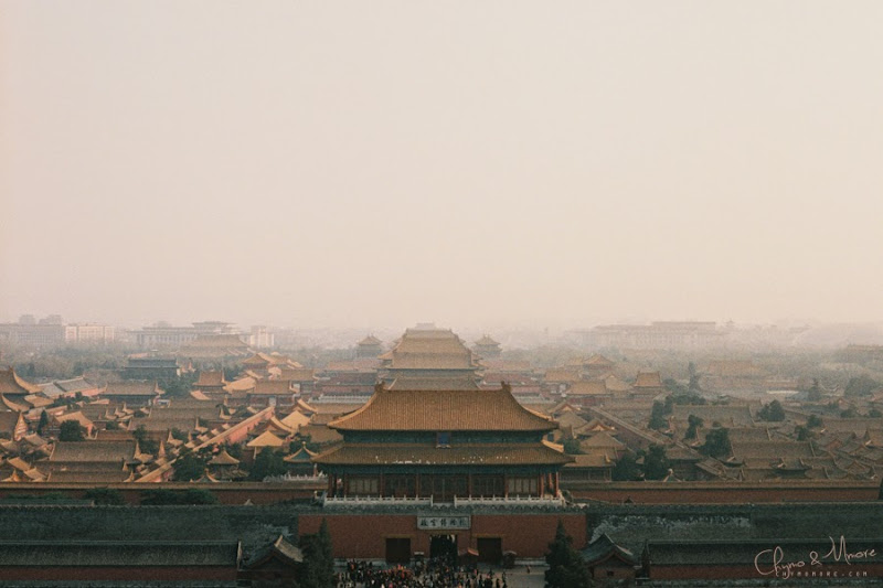 Jingshan (Mount-Jing) overlooking the Forbidden City