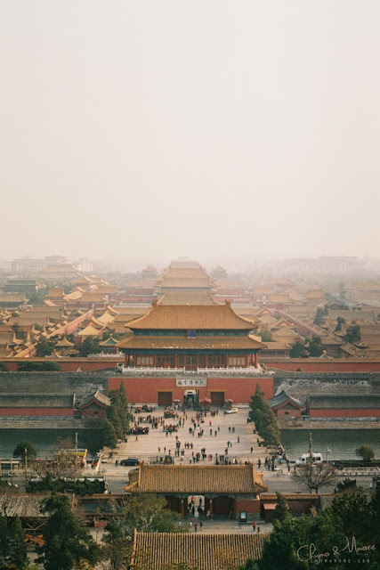 Jingshan (Mount-Jing) overlooking the Forbidden City