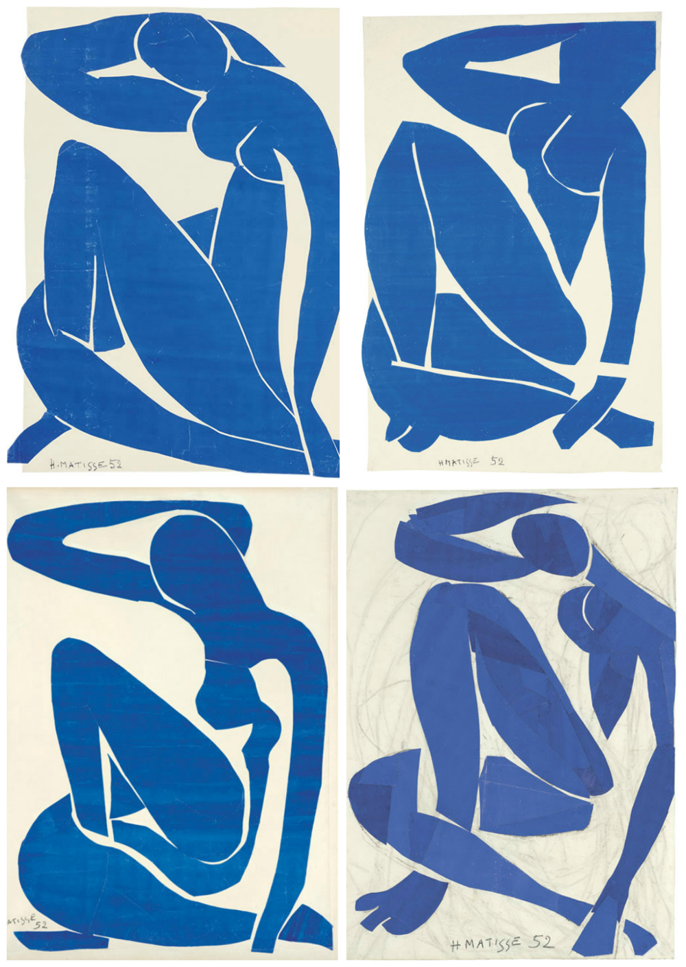 Nus bleus, 1952 | Henri Matisse