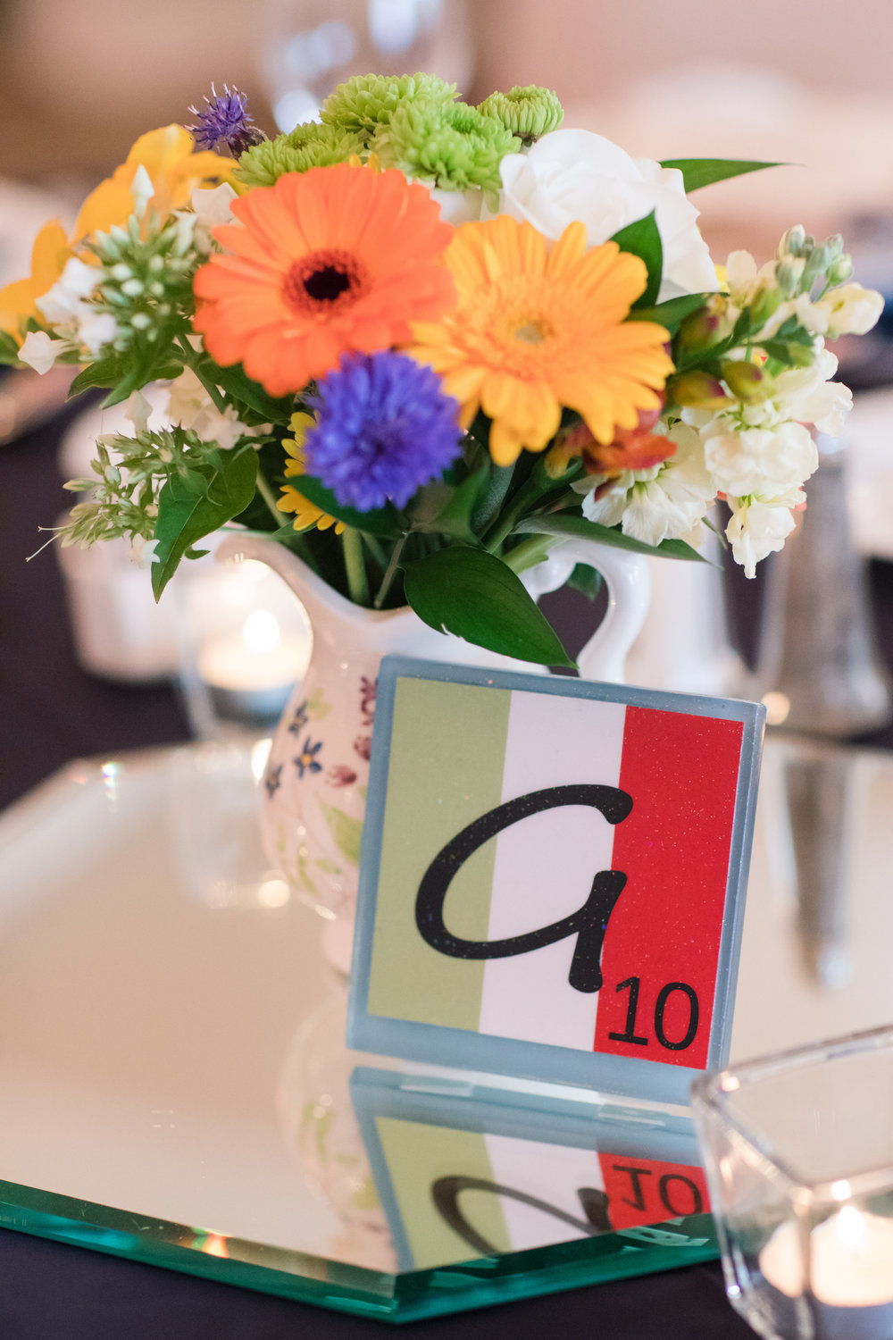 Unique Wedding Table Numbers - A Classic George Washington Hotel Wedding - Photography by Marirosa