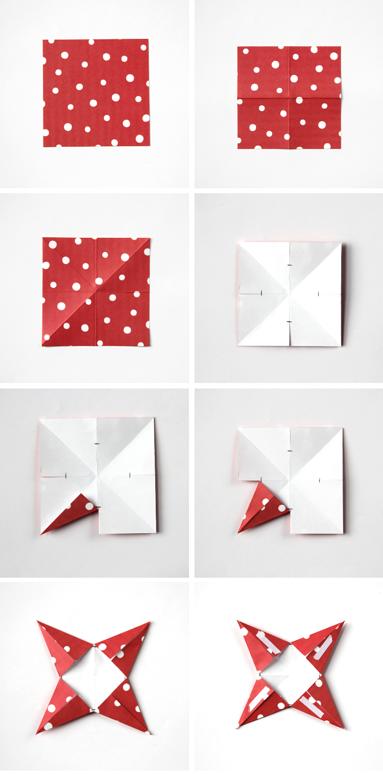 Diy 3d Paper Star Christmas Decorations Gathering Beauty