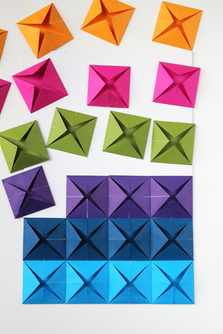 Easy Origami Wall Art Gathering Beauty