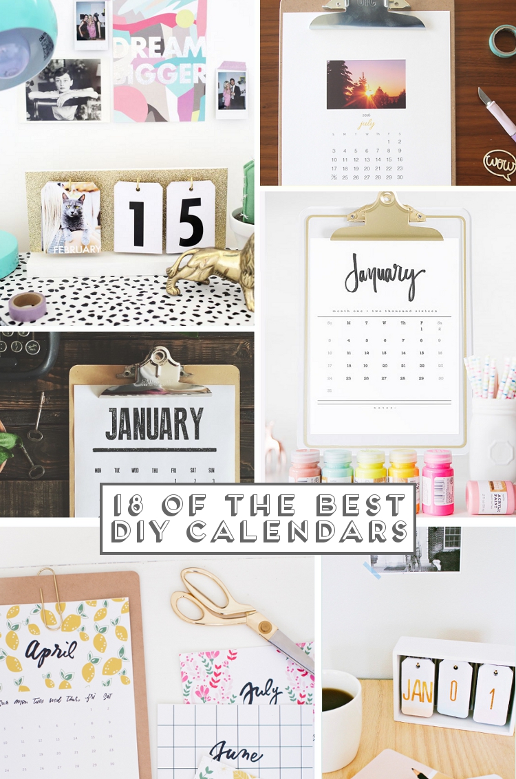 18 Of The Best Diy And Printable Calendars