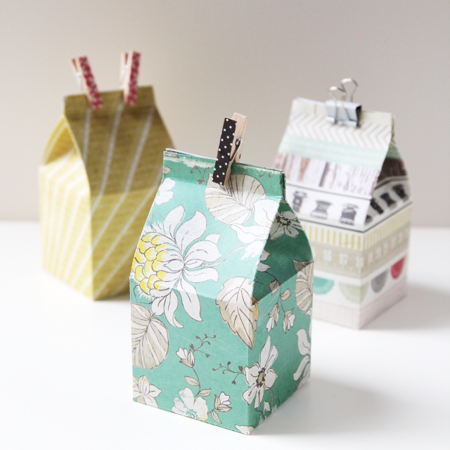 Diy Mini Milk Carton Gift Boxes