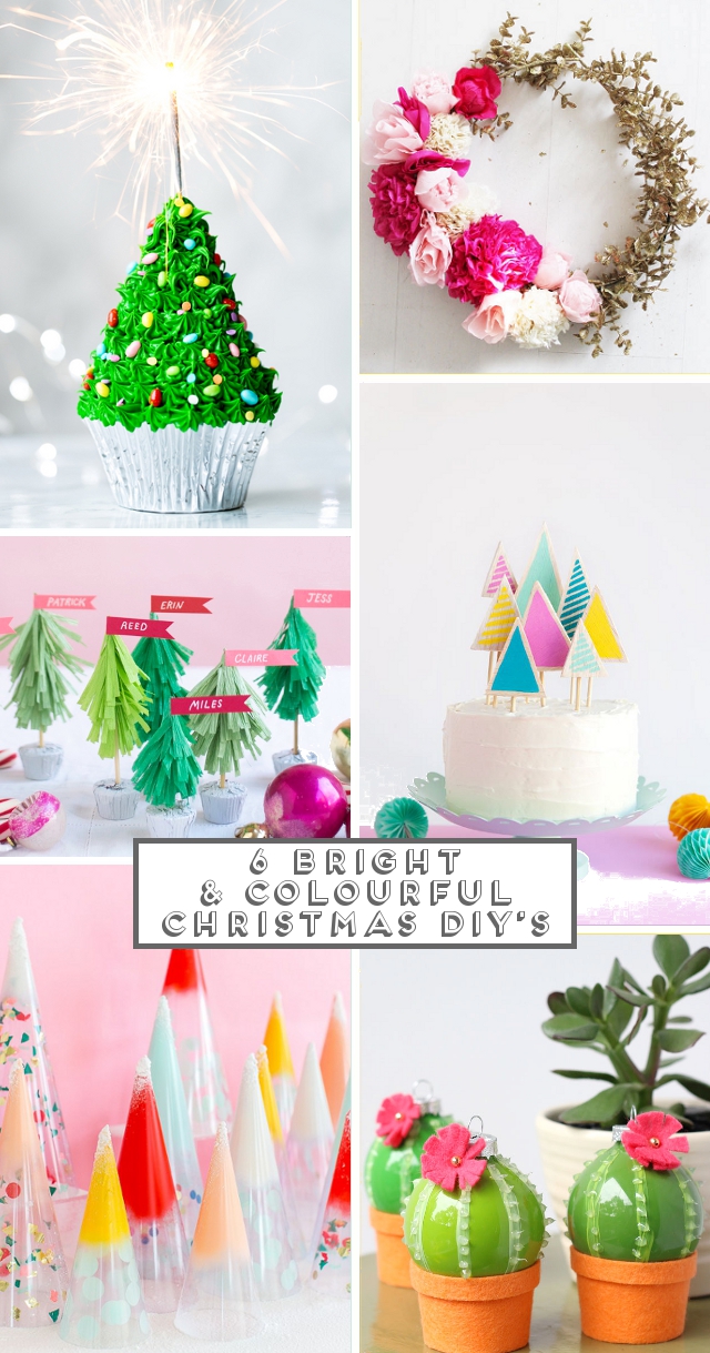 6 Bright & Colourful Christmas Diy's