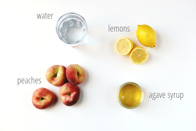 Sweet and Simple Peach Lemonade Recipe.