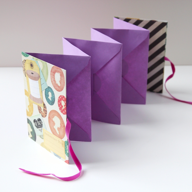 Diy Accordion Folding Envelope Mini Album