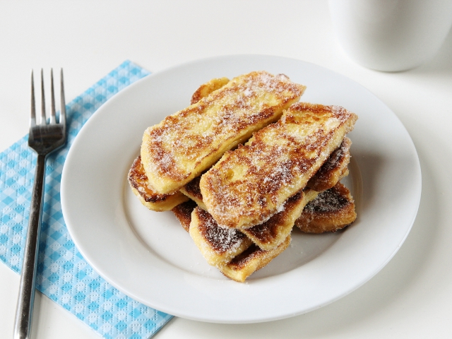Sugar Dipped French Toast Fingers