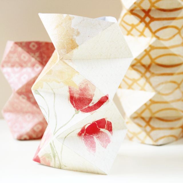 Diy Origami Paper Vases